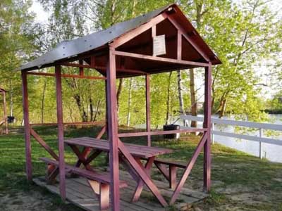 Аренда беседки у воды